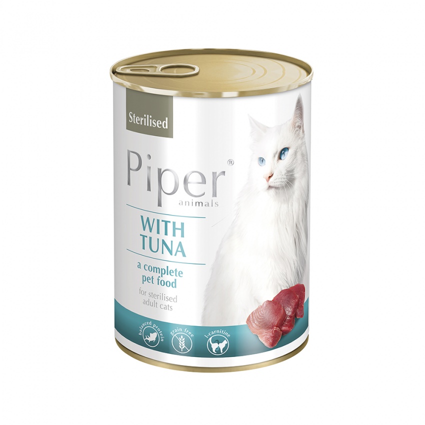 Piper Lata De Atún alimento húmedo para gatos 400 GR