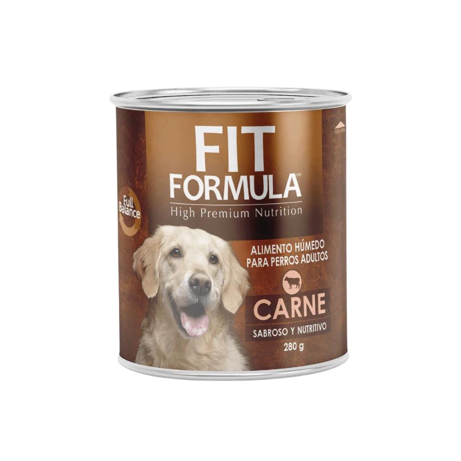 Fit Formula Lata Carne alimento húmedo para perros 280 GR, , large image number null