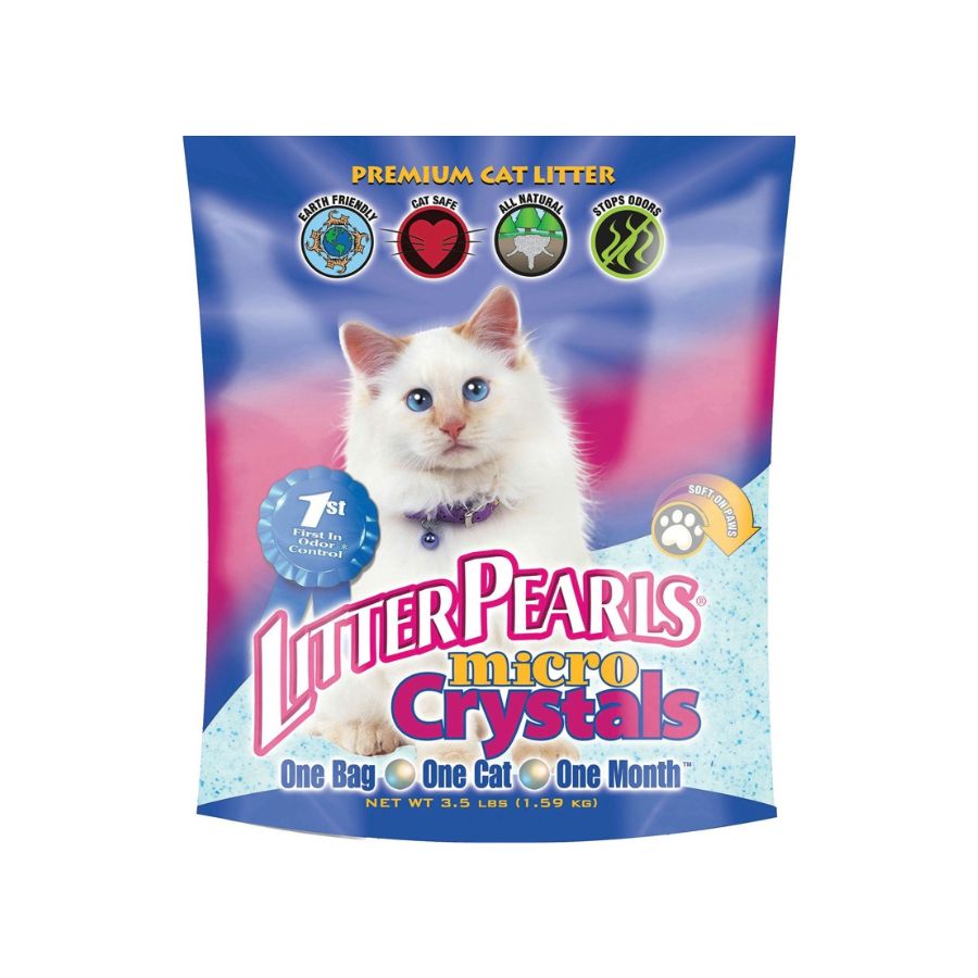 Arena para gatos Litter pearls micro crystals 3.1 KG