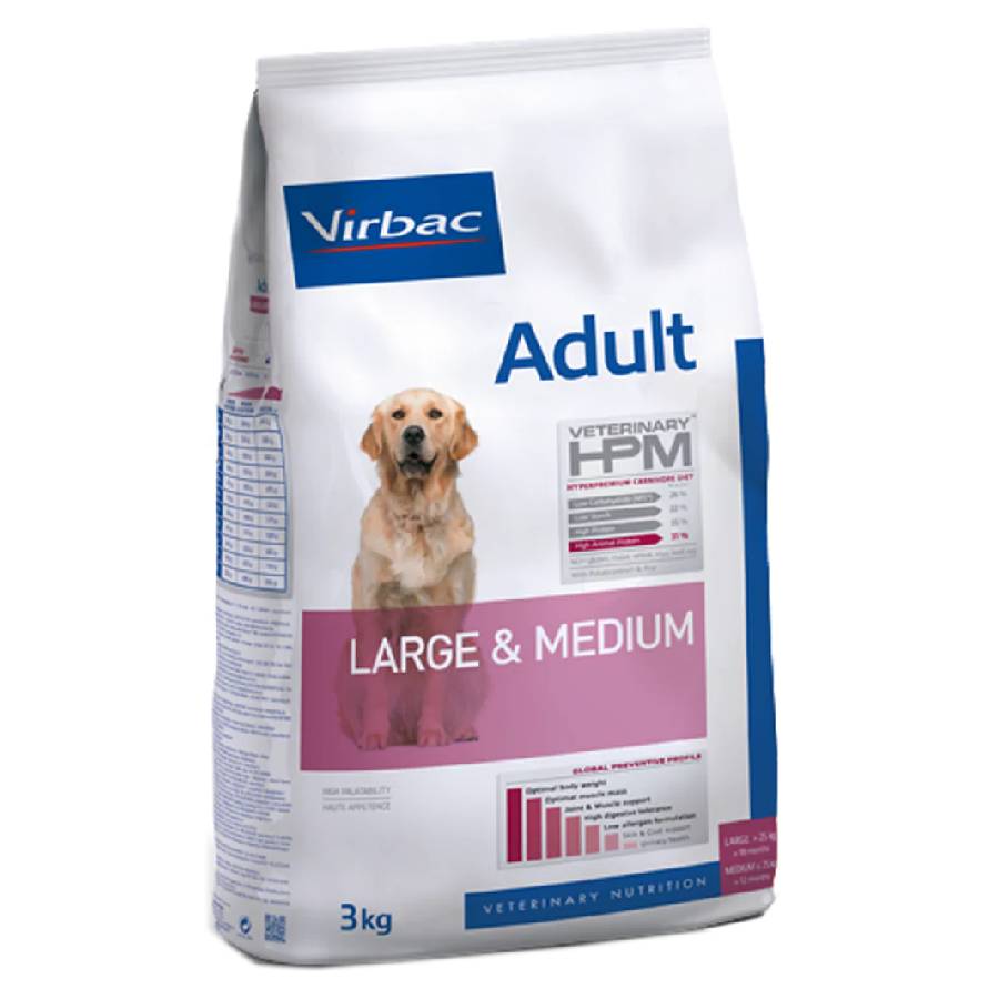 Virbac Alimento Adult Large & Medium alimento para perro, , large image number null