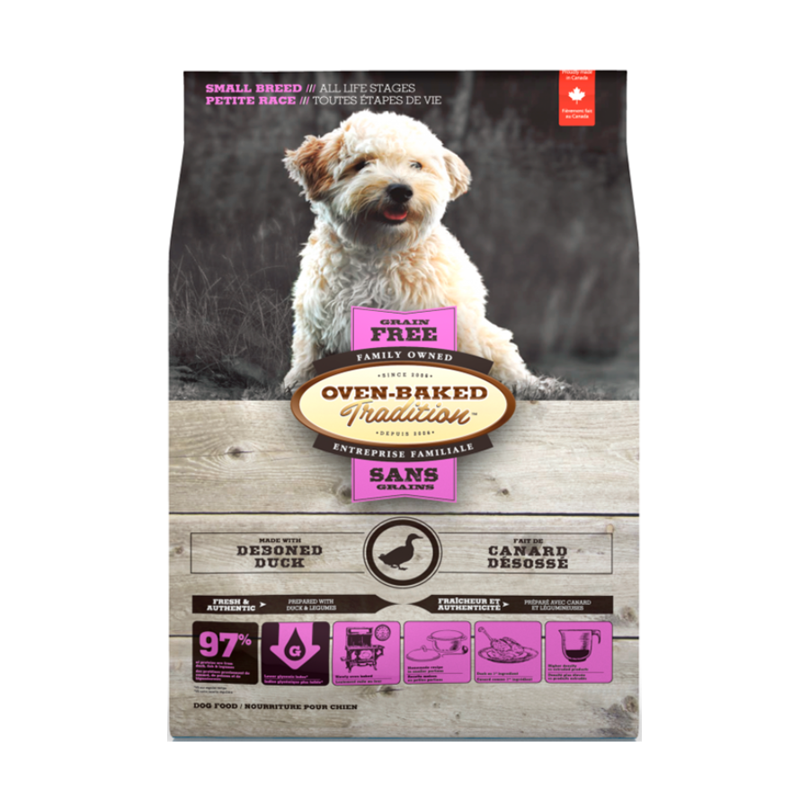 Oven Baked Tradition Grain Free Duck Small Breeds / All Life Stages alimento para perro