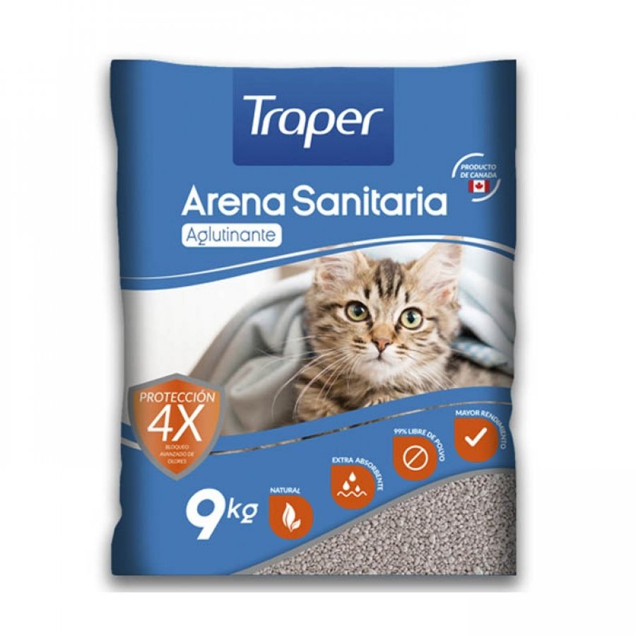 Arena para gatos Sanitaria Traper