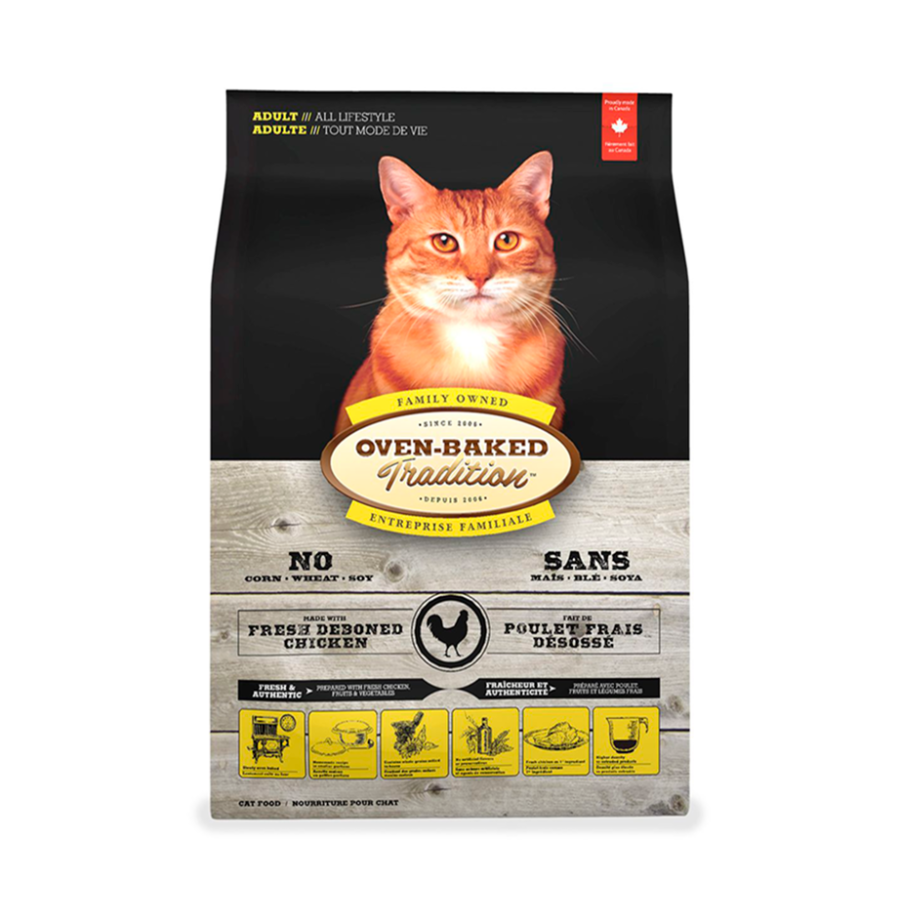 Oven Baked Tradition Chicken Adult Cat Food / All Lifestyle alimento para gato
